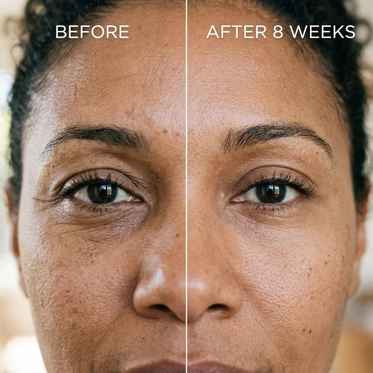 HZA under-eye before and after appearance example