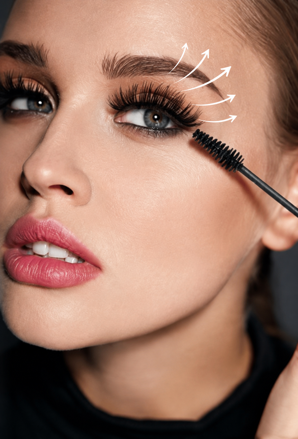 Defined mascara lash look