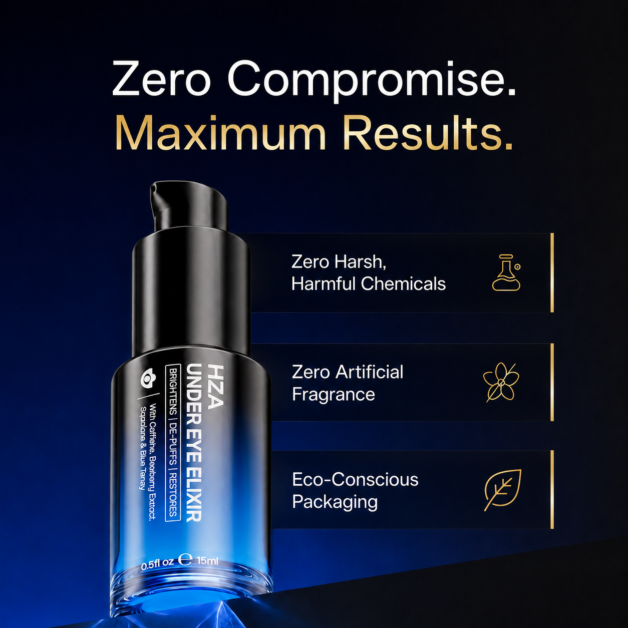 💧HZA Revitalizing Eye Elixir – Brightening & Anti-Puffiness Under