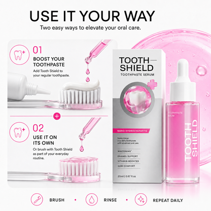 🏆Best Sale🔥Tooth Shield Fluoride Free Toothpaste Serum