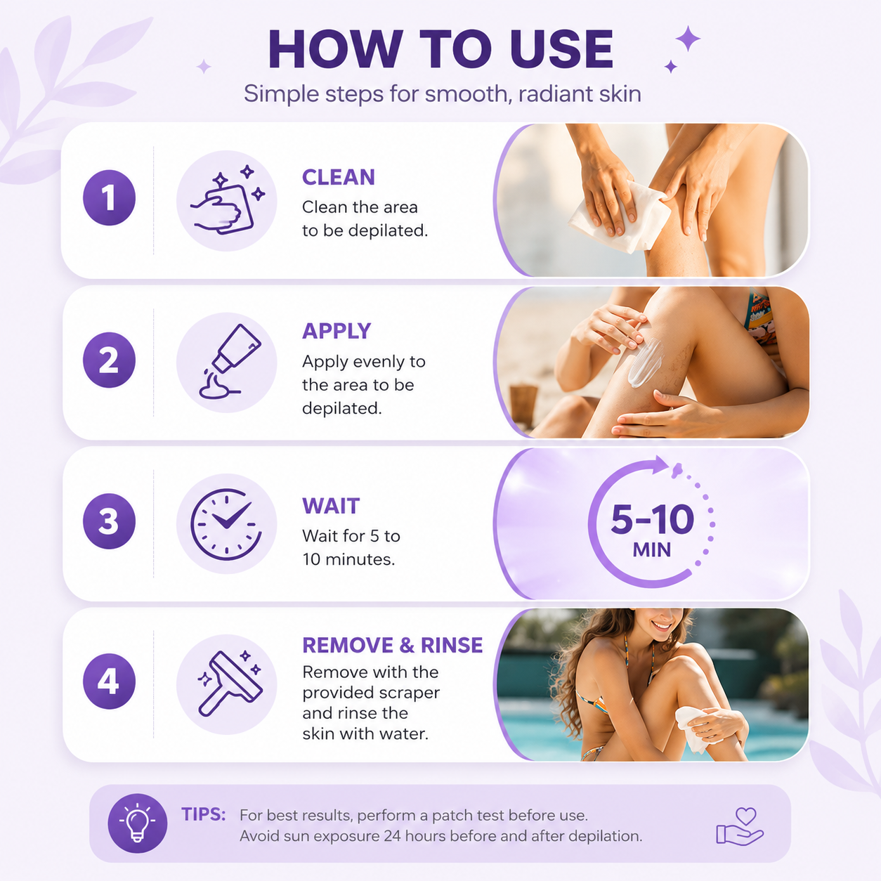 Kovelora hair removal how to use guide