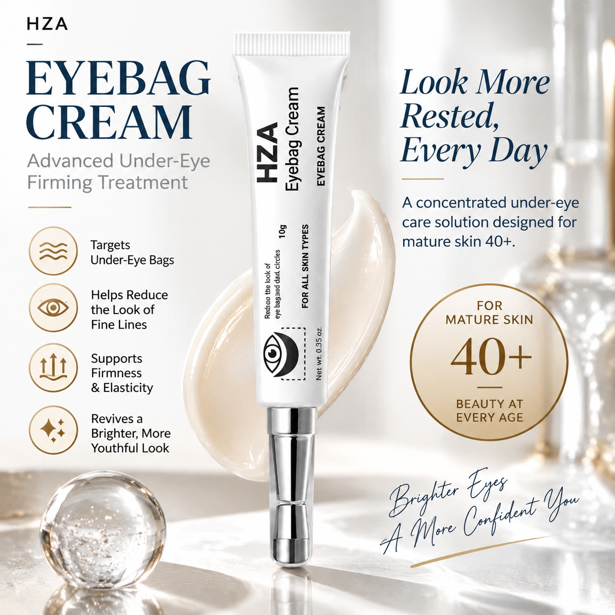 HZA Eyebag Cream advanced under-eye treatment