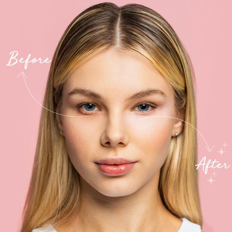 AQA radiant under eye before and after