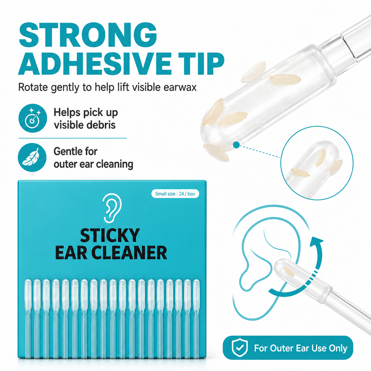 Kovelora sticky cleaning tip