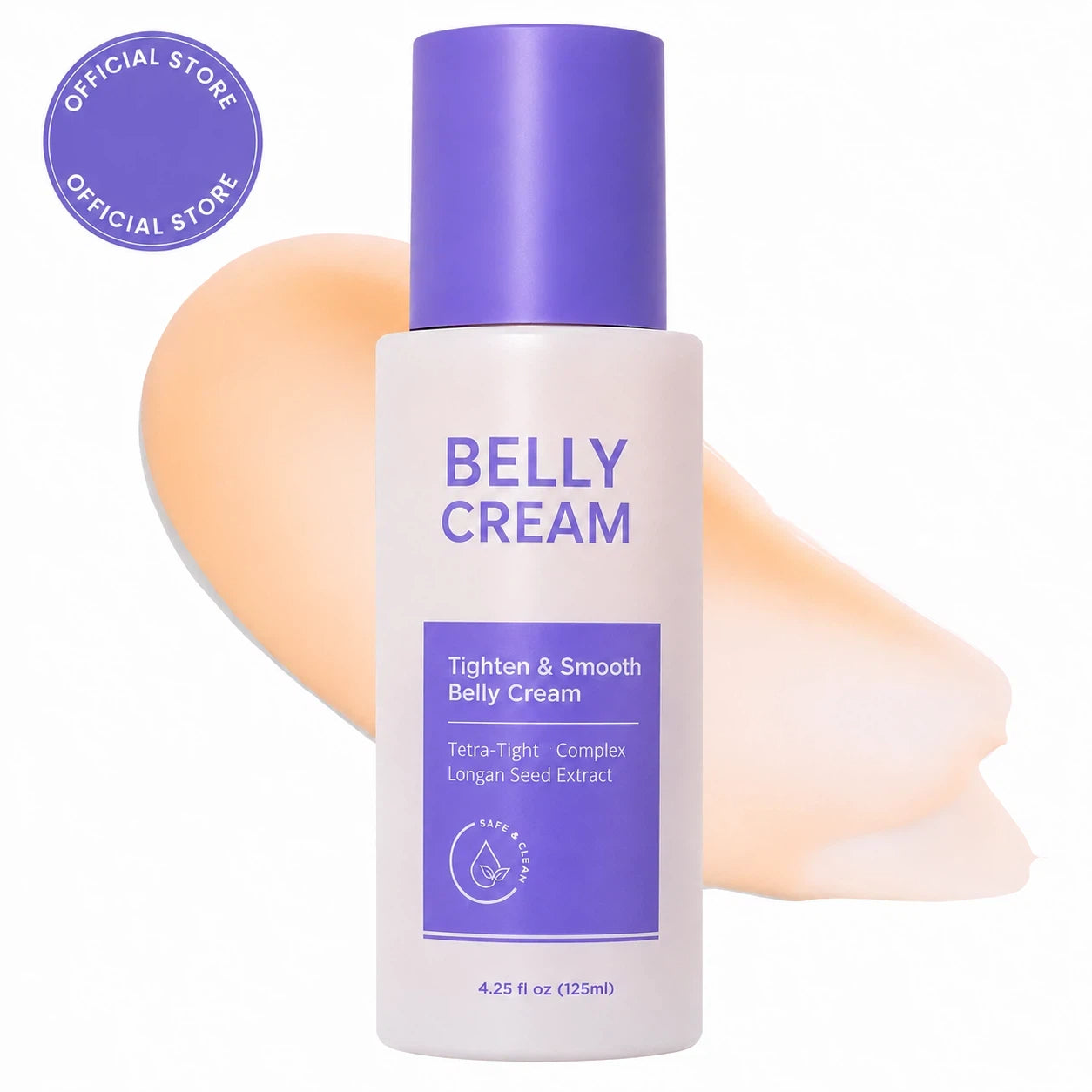 Tighten and Smooth Belly Cream bottle