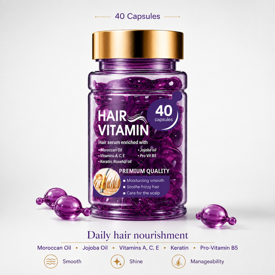Hair Vitamin Capsules for Color-Treated & Permed Hair