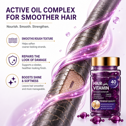 Hair Vitamin Capsules for Color-Treated & Permed Hair