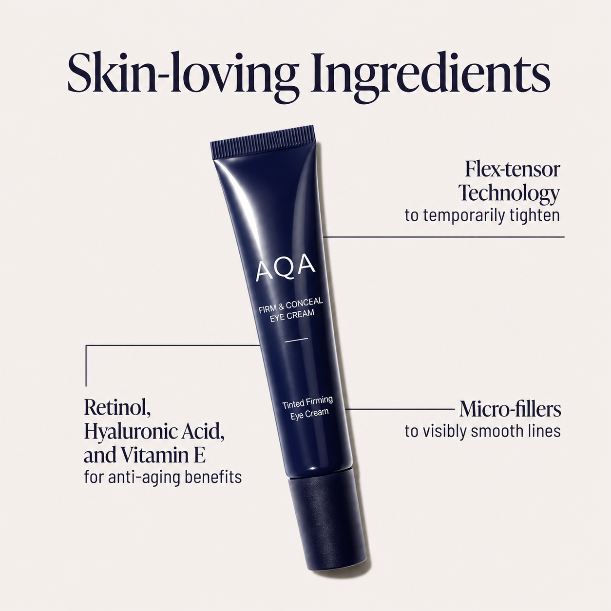 🪄AQA FIRM & CONCEAL EYE CREAM（2-Pack）