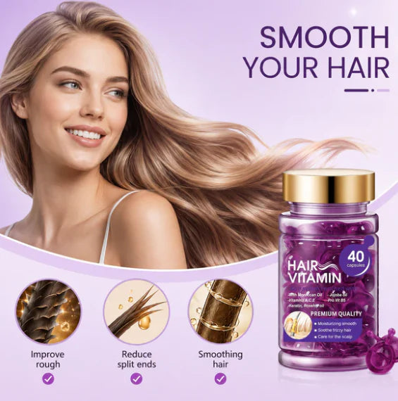 Hair smoothing benefits visual